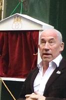 Simon Callow in Cecil Court