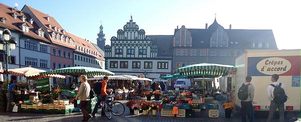 The Market Square in Weimar