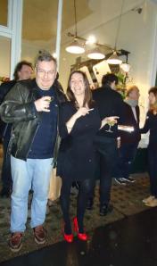 red eye Red eye and red shoes