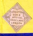 Leighton, Son & Hodge Ticket
