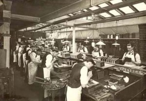 Finishing Department 1923