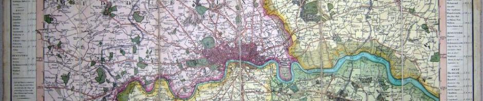 Sidney Hall Map of London