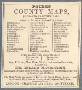 Pocket County Maps Sidney Hall