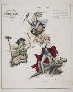 Comic Map of the Political Situation in 1880. © British Library Board.