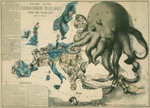 Serio-Comic War Map for the Year 1877. © British Library Board.