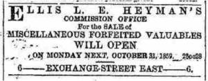 Liverpool Mercury, 27th October 1859. 