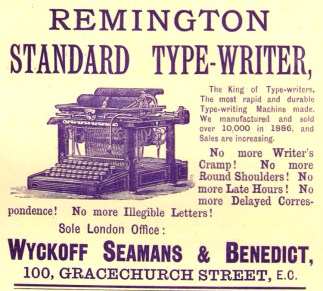 Remington Standard Type-Writer 1888