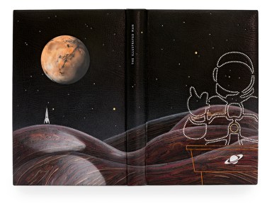 The Illustrated Man - binding by Mel Jefferson. © Designer Bookbinders