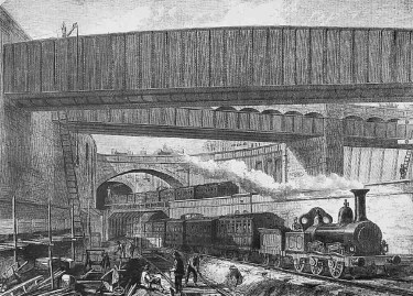 "gouged out and carved through". © British History Online.